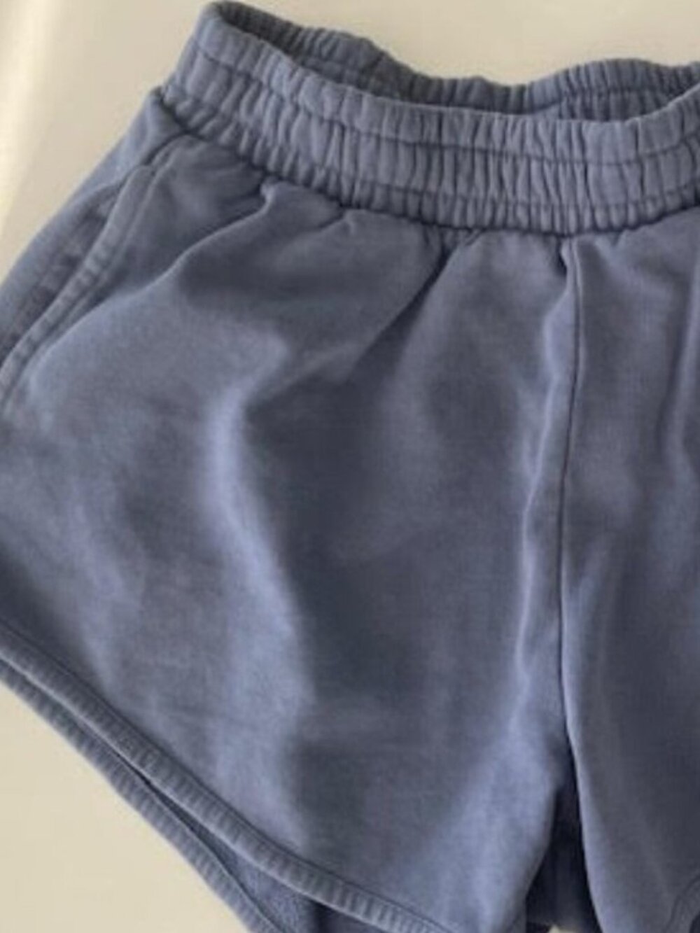 Women's Training Sweat Shorts Small Blue - Picture 2 of 2